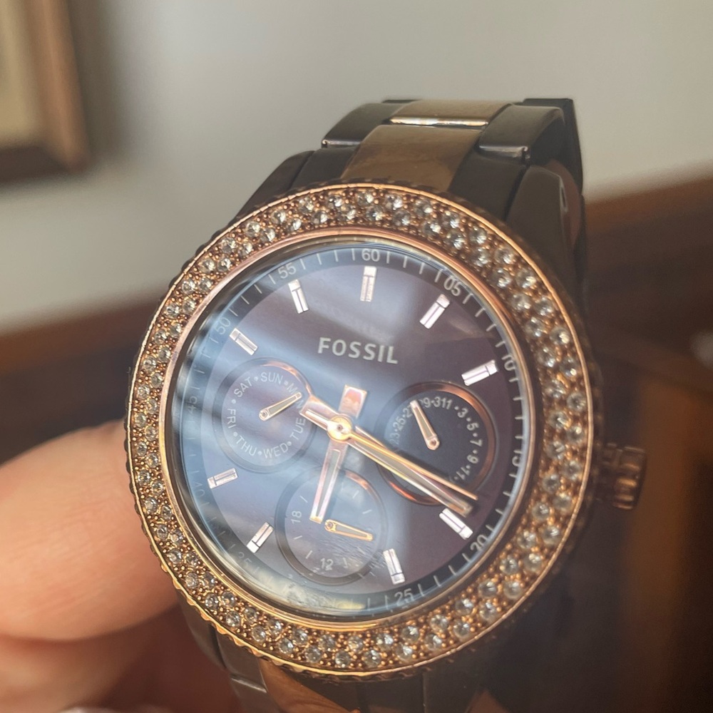 Fossil Stella Multi Function Crystal Accent Quart… - image 2